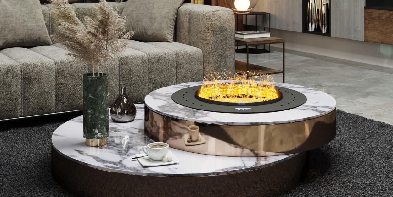 Новинка! Паровые камины AirTone VEPO ROUND. Новинка! Паровые камины AirTone VEPO ROUND.