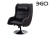 Массажное кресло EGO Max Comfort EG3003 АНТРАЦИТ (Арпатек)