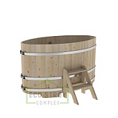 Купель овальная из кедра BentWood 0,95х1,60