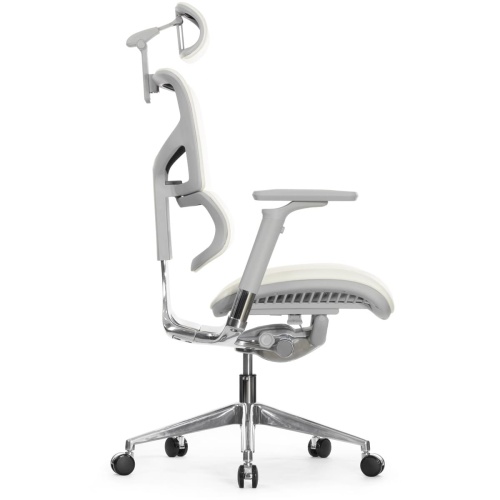 Ортопедическое кресло Falto Leather Premium Белое