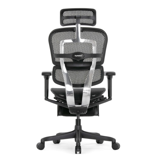 Ортопедическое кресло Falto Ergohuman 2 Ultra Footrest Черное