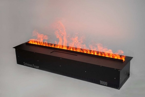 Электроочаг Schönes Feuer 3D FireLine 1000 Pro со стальной крышкой в Улан-Удэ