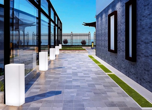 Светильник Колонна 30х180 питание от сети 220В, RGB