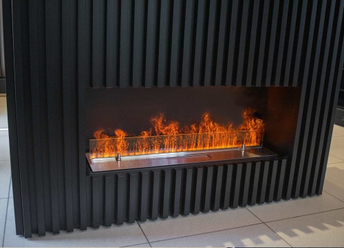 Электроочаг Schönes Feuer 3D FireLine 1000 со стальной крышкой в Улан-Удэ