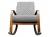 Массажное кресло-качалка FUJIMO CAROLINE F2001 Серый