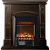 Каминокомплект InterFlame Мери (темный дуб)+Fobos Black